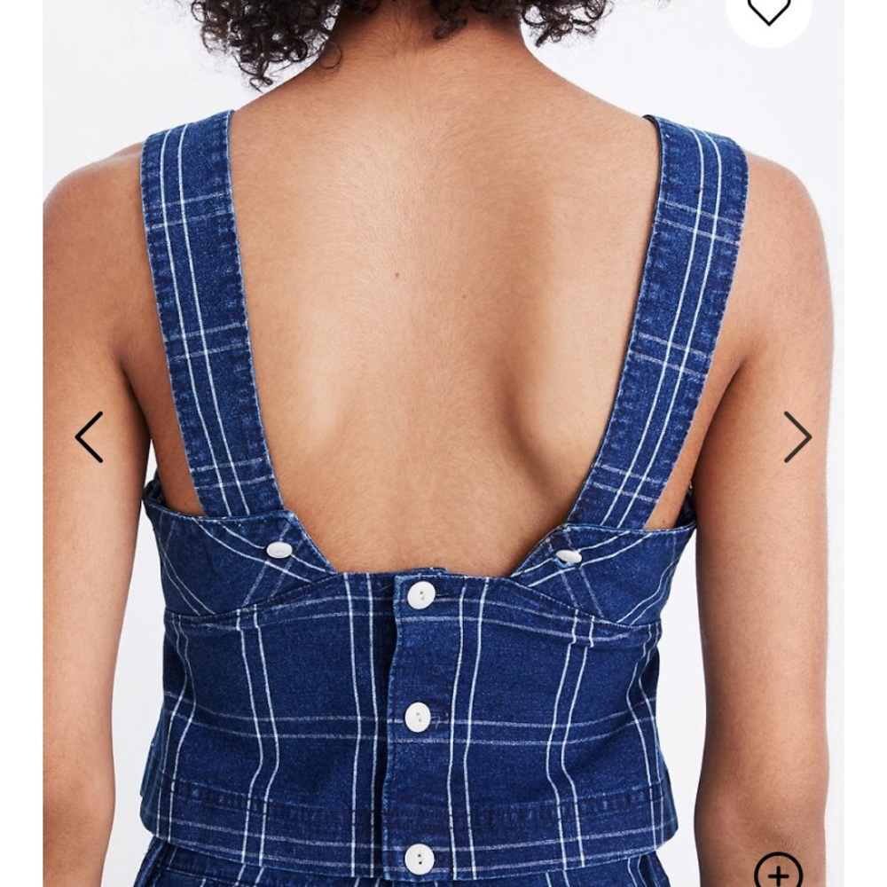 🆕 Madewell Windowpane Top - Picture 4 of 4